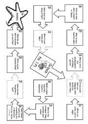 English Worksheet: Questions Board Game  (pg2)