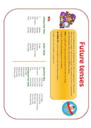 English Worksheet: Future Tenses