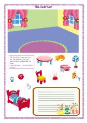 English Worksheet: bedroom