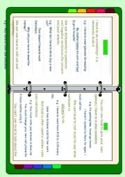 English Worksheet: Have to / Must