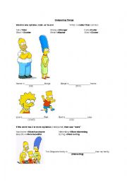 English Worksheet: Comparatives