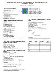 English Worksheet: Michal Jackson - Heal the world - a song activity with different tasks