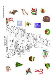 English Worksheet: Christmas vocabulary