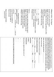 English Worksheet: Listening Song The Fugees - Killing me soflty