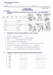 English Worksheet: PRESENT PERFECT