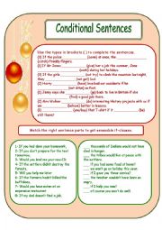 English Worksheet: Conditional Sentences