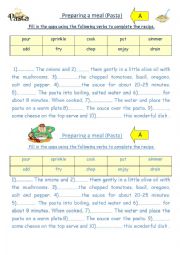 three level activity   (  Making a meal)