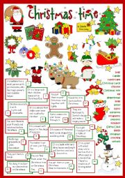 English Worksheet: Christmas time