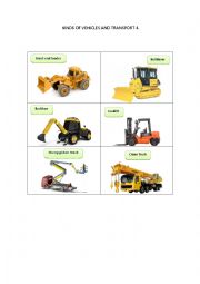 KINDS OF VEHICLES AND TRANSPORT 4