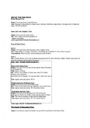 English Worksheet: EXCURSION