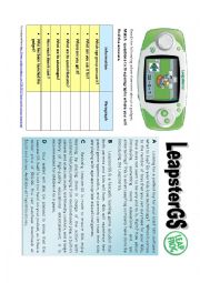 English Worksheet: Reading Advert: Gadget