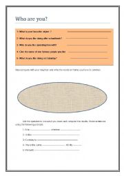 English Worksheet: Teenagers