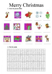 English Worksheet: All I want for Christmas is You