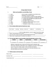English Worksheet: Art appreciation 