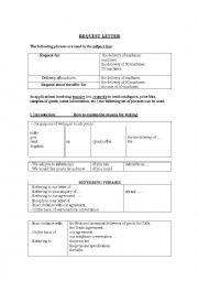 English Worksheet: Request Letter Clichs