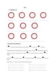 Simple present - present continuous