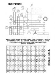 English Worksheet: Christmas games