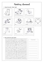 English Worksheet: Winter clothes