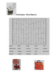 English Worksheet: Halloween