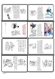 English Worksheet: Rudolph Mini-Book