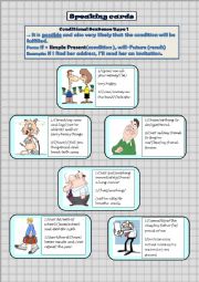 If conditional type1 speaking cards