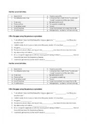 English Worksheet: someone like you adele