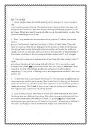 English Worksheet: first year end of term   test n1