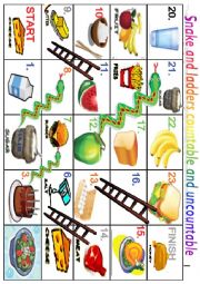 uncountable and countable  gameboard