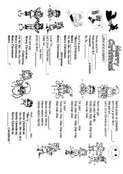 English Worksheet: Merry Christmas song