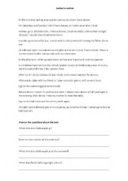 English Worksheet: Recision teste 5th grade - level 1