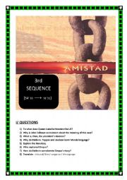 AMISTAD 3 ( movie questions + KEY) (5 pages)
