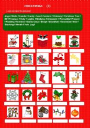 English Worksheet: Christmas Vocabulary