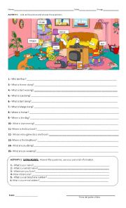 English Worksheet: Actions in progress