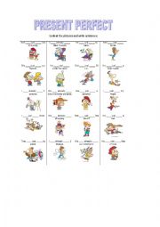 English Worksheet: present perfect