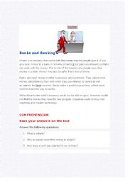 English Worksheet: Banks and banking