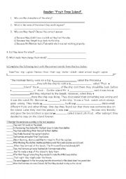 English Worksheet: Fruit Tree Island