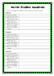 Movie Trailer Analysis