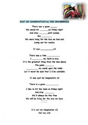 English Worksheet: just my imagination