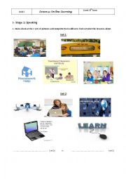 English Worksheet: online learning vs traditional classroom-based learning