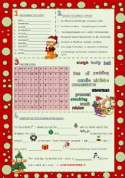 English Worksheet: Christmas vocabulary