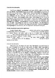 English Worksheet: grammar review