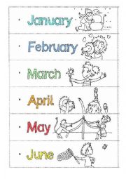 English Worksheet: Make your own calendar
