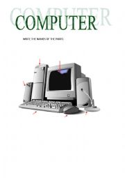 English Worksheet: computer