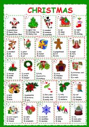 English Worksheet: Christmas quiz