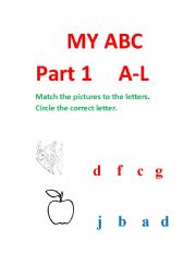 My ABC. Part 1