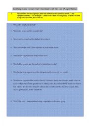 English Worksheet: Getting to Know Your Classmates - Using Superlatives