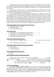 English Worksheet: 9th Form Worksheet 38
