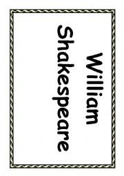 English Worksheet: William_Shakespeare 7 ages poem 