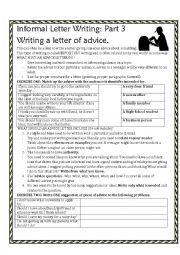 Writing a letter of advice