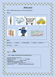 English Worksheet: At the airport